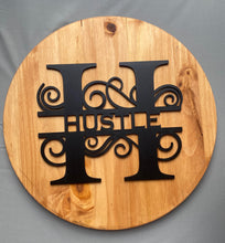 Load image into Gallery viewer, Hustle Sign - Wood Art

